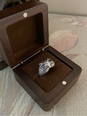 S925 Owl Ring 8+